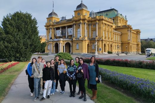 Zágrábban jártak a Művészetisek