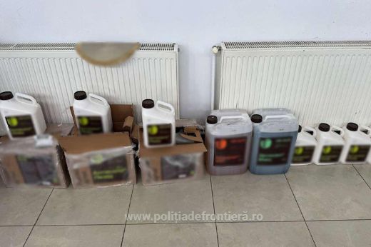 Több mint 13.000 lej értékű toxikus anyagot foglaltak le a halmi határátkelőnél