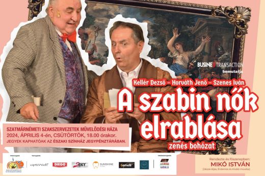 Nagyszerűnek ígérkező zenés bohózattal érkezik Szatmárnémetibe Mikó István