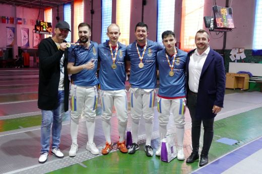 Romániai bajnoka az Olimpia VSK férfi párbajtőrvívócsapata - hatodszor