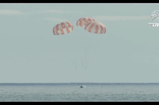 Sikeresen visszaért a Földre az Orion űrhajóegység – VIDEÓ