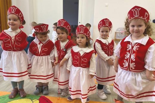 Március 15. a Napsugár bölcsiben