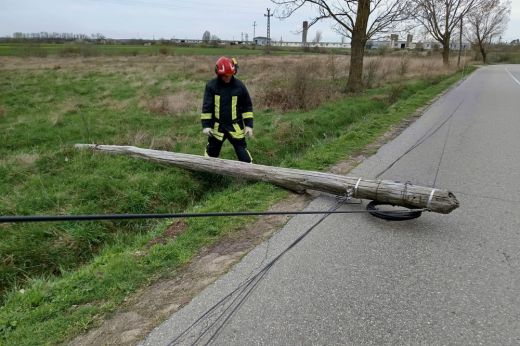 Háztetőket rongált meg, fákat döntött ki a viharos szél