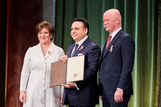 Mága Zoltánt kitüntették, Magyarország Érdemes Művésze lett
