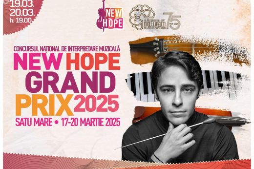 New Hope Grand Prix: döntő és győztesek gálakoncertje a Dinu Lipatti Filharmóniában