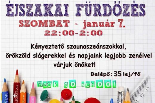 Fejezd be vidáman a téli vakációt: éjszakai fürdőzésre vár az Aquastar!