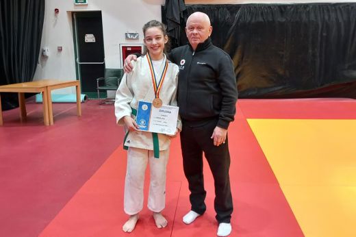 18 évesek között szerzett bajnoki bronzérmet a 14 éves judoka