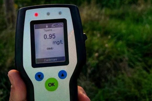 A parkban állt meg az ittas sofőr