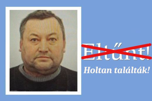 Holtan találták a napok óta keresett mikolai férfit