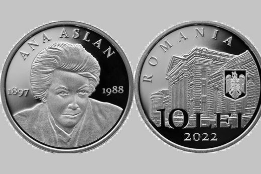 Ezüstpénzt bocsát ki a Román Nemzeti Bank Ana Aslan születésének 125. évfordulója alkalmából