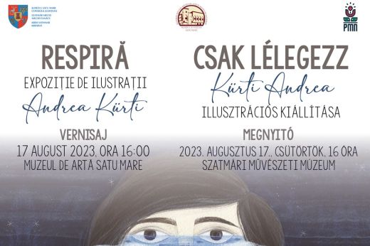  Csak lélegezz – Kürti Andrea illusztrációs kiállítása a Vécsey-házban