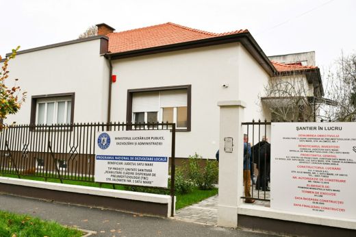 Teljesen megújult a Szatmárnémeti Pneumatológiai Kórház járóbetegellátója és tüdőgondozója