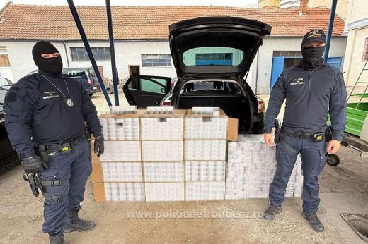 Ötven kilométeren át üldözték, az autójában nagy mennyiségű csempészcigit szállító magyar férfit a szatmári határrendészek