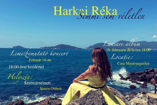Semmi sem véletlen: lemezbemutató koncertet tart az Iparosotthonban Harkai Réka