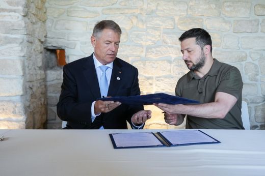 Közös nyilatkozatot írt alá Klaus Iohannis és Volodimir Zelenszkij