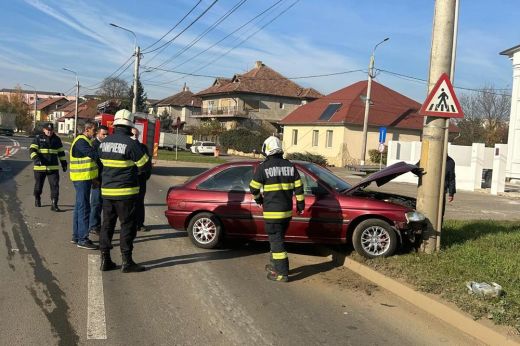 Baleset történt Szatmárnémetiben, az Udvari úton