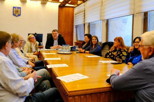 Német partnerek tarottak látogatást a Szatmár Megyei Tanácsnál