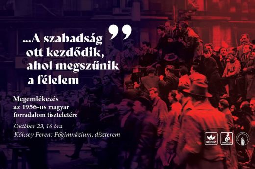 Ünnepi megemlékezést tartanak az 1956-os forradalom 69. évfordulóján Szatmárnémetiben