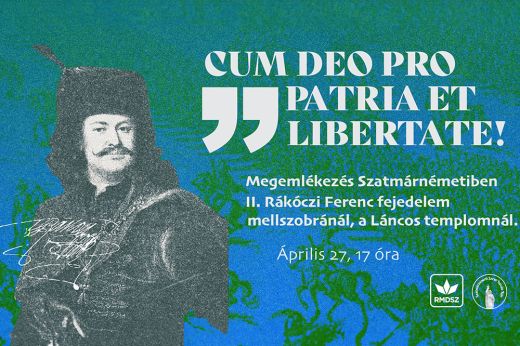 Megemlékezés II. Rákóczi Ferenc fejedelem mellszobránál