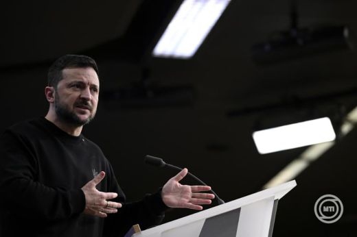 Volodimir Zelenszkij egy tűzszünet előtt 