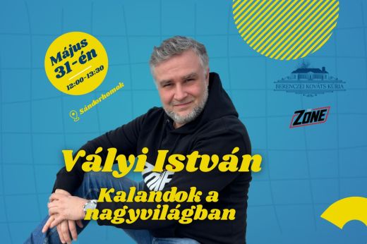Kalandok a nagyvilágban - beszélgetés és közönségtalálkozó Vályi Istvánnal