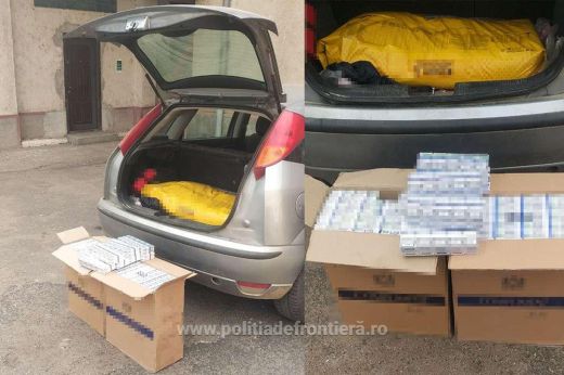 Több mint ezer csomag cigarettával a csomagtartóban bukott le egy férfi Szatmárnémetiben