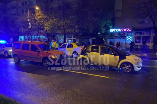 Majdnem fél órán át állt a forgalom a csütörtök esti baleset miatt a Lucian Blaga sugárúton