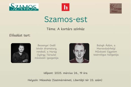 Kulturális előadássorozat indul a Mézesházban - először a kortárs színház lesz a téma