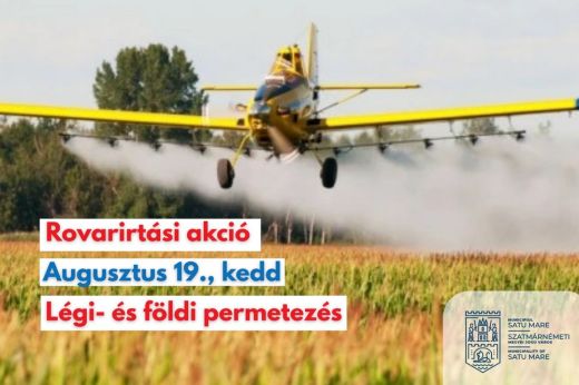 Légi és földi szúnyogirtásra készülnek Szatmárnémetiben