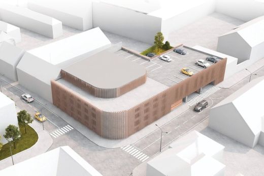 Új emeletes parkolóház épül Szatmárnémeti központjában