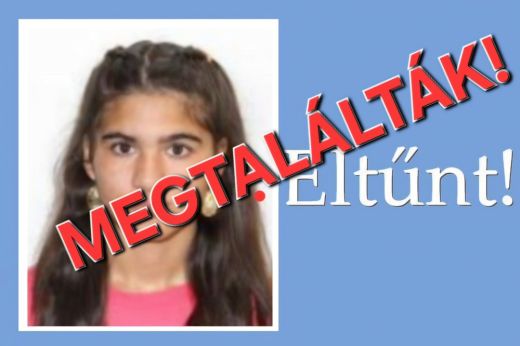 Megtalálták az Erdődről eltűnt tinédzsert