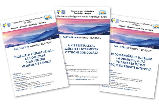 ICF projekt - Brosúrák a kis testsúllyal született babák és az intenzív terápián átesett betegek otthoni gondozásához