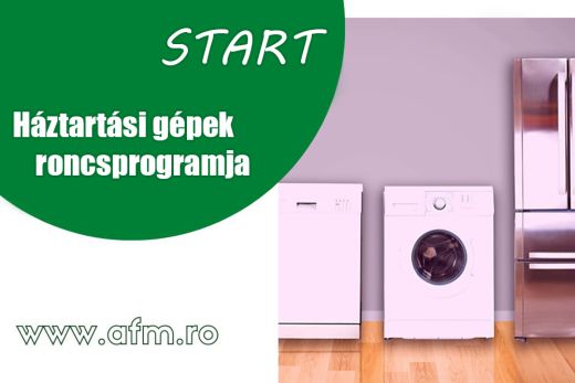 Elrajtolt hétfőn a háztartási gépek roncsprogramja idei második kiadásának első szakasza