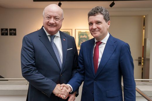 Christian Stocker osztrák kancellárral tárgyalt Salzburgban Nicușor Dan államfő
