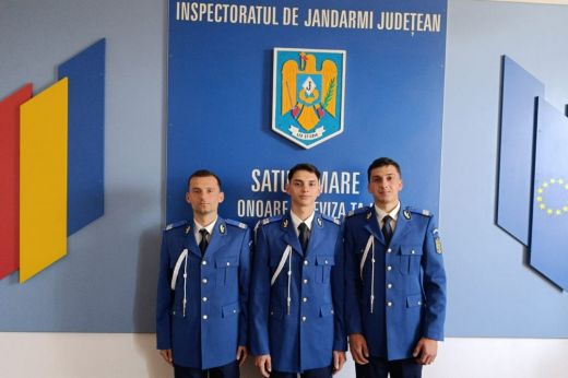 Három fiatal csendőr kezdte meg a szolgálatot Szatmár megyében