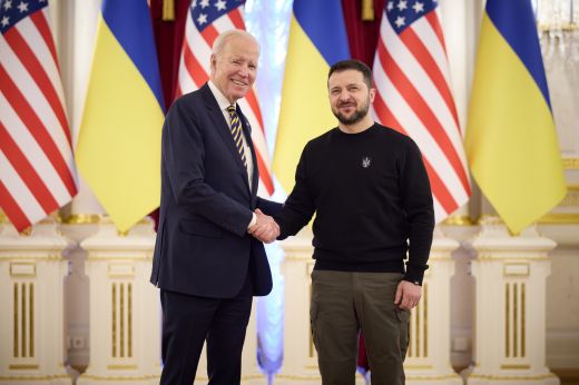 Kijevbe érkezett Joe Biden amerikai elnök