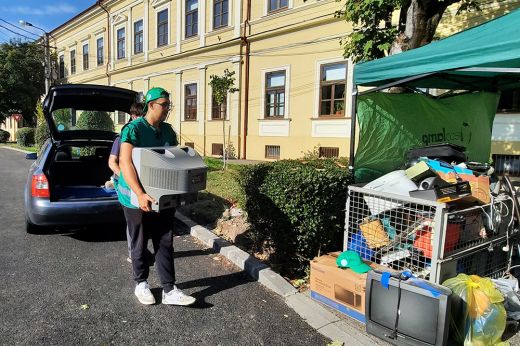 Szombaton lesz az októberi harmadik e-hulladékgyűjtő akció Szatmárnémetiben