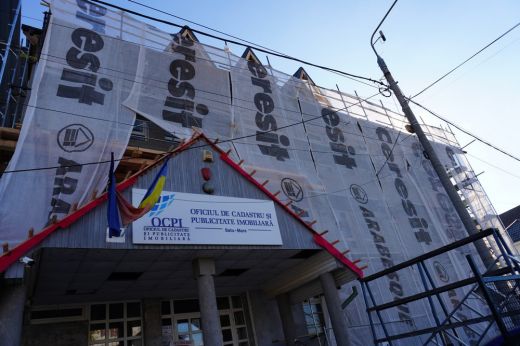 Zajlik a kataszteri hivatal épületének felújítása