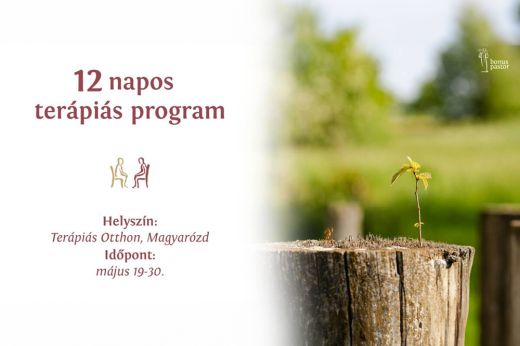 12 napos terápiás programot indít a Bonus Pásztor Alapítvány