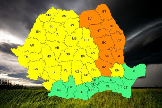 Ne felejtse otthon az esernyőt! Sárga jelzésű viharriasztás lép életbe Szatmár megyében is