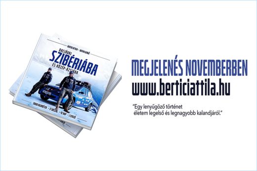 Könyv készült a szibériai kalandból! Kedden online, szerdán a Yardban tartanak könyvbemutatót