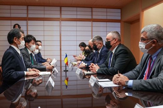 Ciucă megbeszéléseket folytatott Tokióban a román-japán stratégiai partnerség kialakításáról