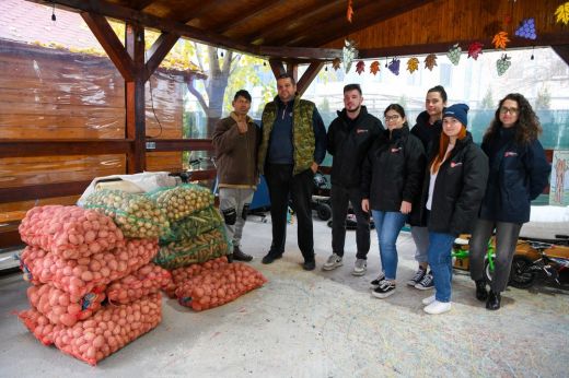 Zöldségadomány szatmári gazdáktól a rászorulóknak