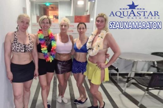 Ismét szaunamaraton az Aquastarban