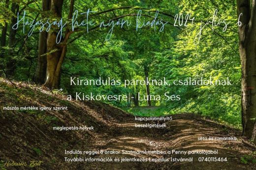 Házasság hete nyári kiadás: kirándulás a Kiskövesre