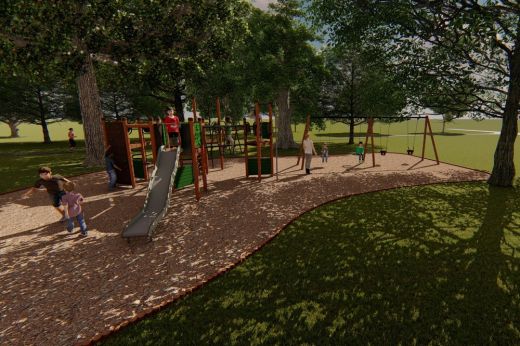 Korszerű játszótérrel gazdagodik a Károlyi-kastély parkja