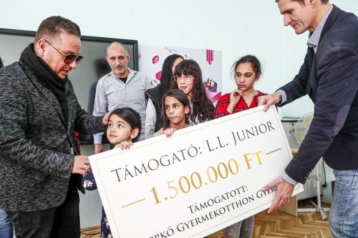 L.L. Junior lezárta a Fekete Vonat-ügyet: egy gyermekotthon kis lakóinak adta a gázsiját