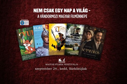 Egy nap alatt öt filmet vetítenek! A Partiumban első alkalommal Sárközújlakra jön a Vándormozi Magyar FilmÜnnepe