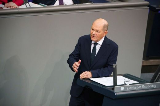 Olaf Scholz szerint elmélyíti a konfliktust az orosz ballisztikus rakétacsapás