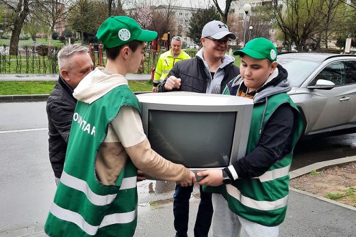 Májusban folytatódik az elektronikai-hulladékgyűjtő kampány Szatmárnémetiben